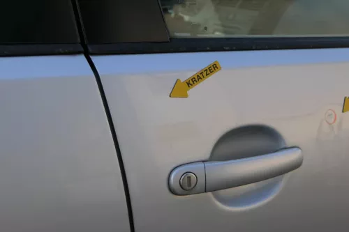 VW Polo 9N 9N3 Tür vorne rechts Beifahrertür 4/5-Türer grau silber LA7W ohneAnba (201778)