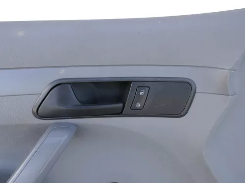 1x VW Caddy 3 2K Türverkleidung Verkleidung Tür vorne links grau (186522)