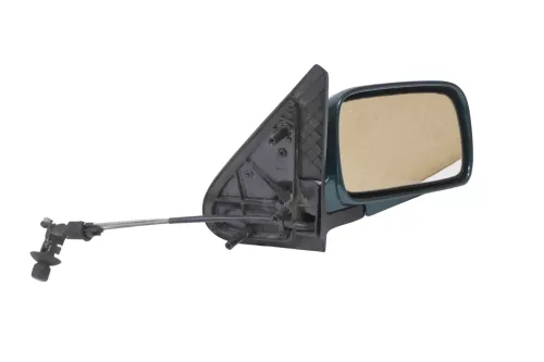 VW Polo 6N Spiegel Außenspiegel manuell rechts mit Glas grün LC6P (201841)