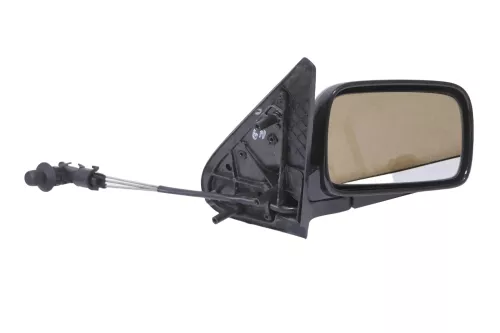 VW Polo 6N manueller Spiegel Außenspiegel rechts schwarz LC9Z & Glas (201846)
