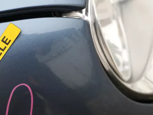 VW Golf 4 Kotflügel vorne rechts blau LD5X - Delle (201857)