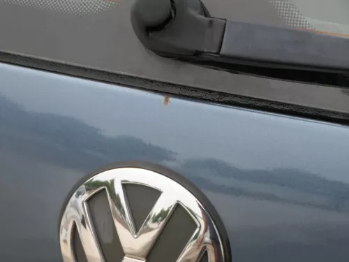 Golf 4 Limousine Heckklappe Kofferraumklappe Klappe hinten blau LD5X -ohneAnb (201862)