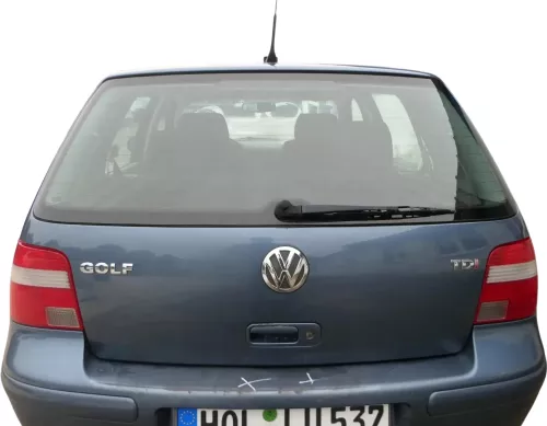 Golf 4 Limousine Heckklappe Kofferraumklappe Klappe hinten blau LD5X -ohneAnb