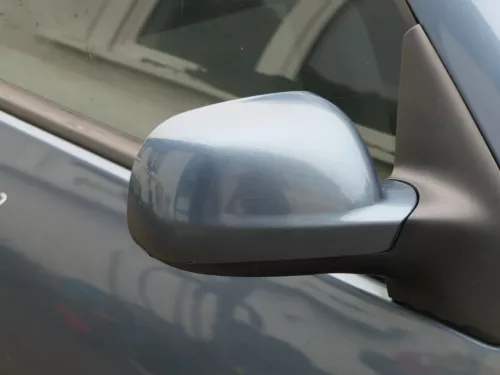 VW Golf 4 Bora manueller Spiegel vorne rechts Außenspiegel blau LD5X (201864)