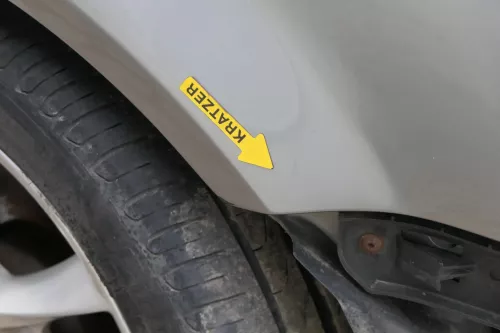 VW Passat 3BG 3B6 Kotflügel vorne rechts grau LD7W (Blinkerloch) (201880)