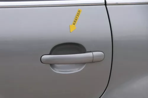 VW Passat 3B 3BG Kombi Variant Tür hinten links grau LD7W + Scheibe (201886)
