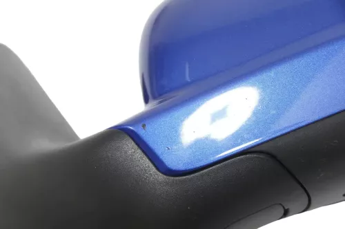 VW Golf 4 Bora elektrischer Spiegel vorne links Außenspiegel blau LW5Y + Glas (201893)