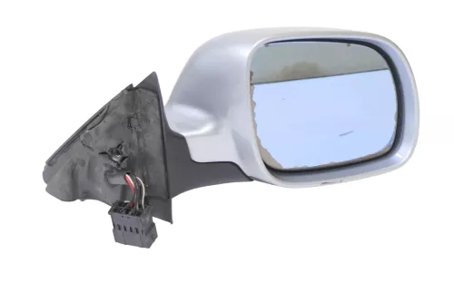 Audi A4 B5 Spiegel Außenspiegel rechts elektrisch silber LY7M (201899)