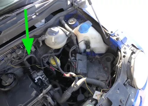 VW Polo Lupo Rohr Unterdruckrohr Bremse Rückschlagventil Ventil 6N1612041L
