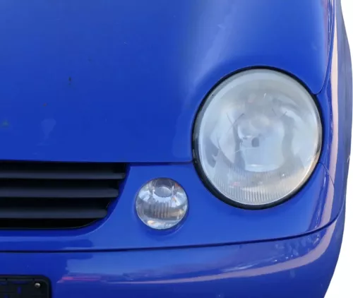 VW Lupo 6X Kühlergrill Grillleiste vorne Leiste blau LW5Z (201963)