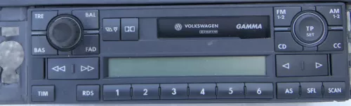VW Golf 4 Bora Radio Gamma 1J0035186E original mit Code - für CD (126411)