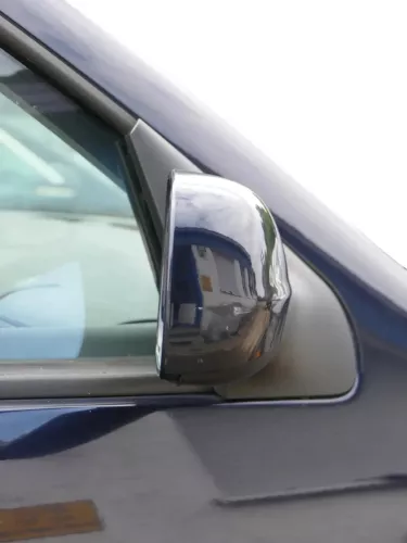 VW Golf 4 Bora manueller Spiegel vorne rechts Außenspiegel blau LC5H (201985)