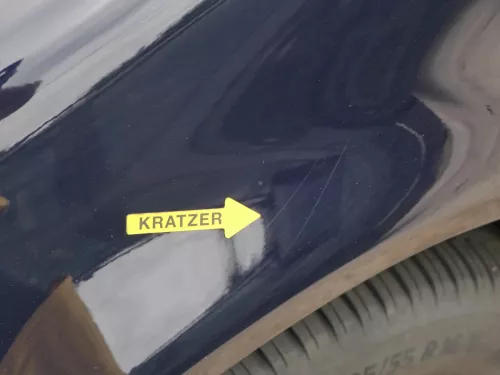 VW Golf 4 1J Kotflügel vorne links blau LB5N (201986)
