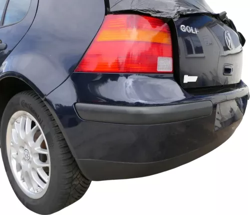 VW Golf 4 Limousine Stoßstange hinten Heckstoßstange Stoßfänger blau LC5H (201987)