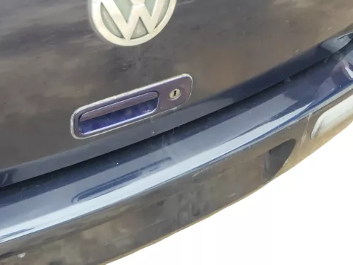 VW Golf 4 Limousine Stoßstange hinten Heckstoßstange Stoßfänger blau LC5H (201987)