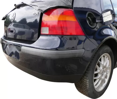 VW Golf 4 Limousine Stoßstange hinten Heckstoßstange Stoßfänger blau LC5H (201987)