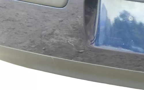 VW Golf 4 Limousine Stoßstange hinten Heckstoßstange Stoßfänger blau LC5H (201987)
