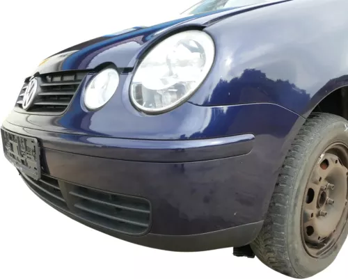 VW Polo 9N Stoßstange Frontstoßstange vorne blau LB5N (202005)
