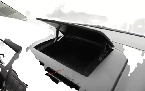 VW Polo 9N3 Ablagefach Fach Ablage vorne Armaturenbrett Mittelkonsole 6Q0857465A (181115)