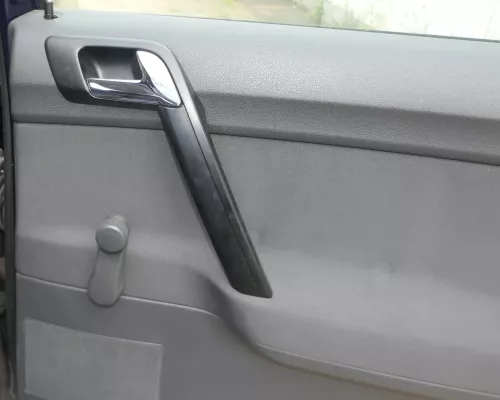 1x VW Polo 9N 9N3 Türverkleidung Verkleidung Tür hinten rechts 4/5-Türer blau (202012)