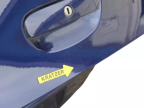 VW Polo 9N3 9N Heckklappe Kofferraumklappe Klappe blau LB5N ohne Anbauteile (202017)