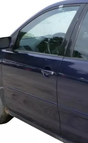 VW Polo 9N 9N3 Tür hinten links 4/5-Türer blau LB5N - ohne Anbauteile (202019)