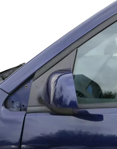 VW Polo 9N elektrischer Spiegel Außenspiegel links vorne blau LB5N (202020)