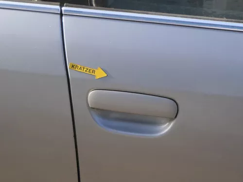 Audi A6 4B C5 Tür nur Türblatt vorne rechts Beifahrertür silber LY7W grau (202043)
