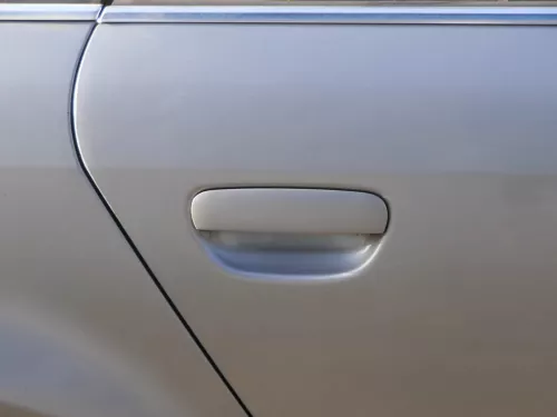 Audi A6 4B C5 Tür Türblatt hinten rechts nur Türblatt silber LY7W -ohneAnbauteil (202044)