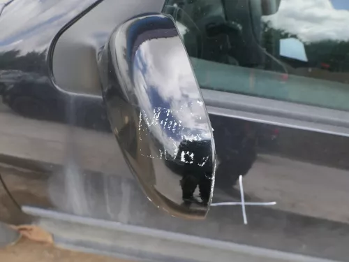 VW Golf 4 Bora mechanischer Spiegel vorne links Außenspiegel schwarz LC9Z & Glas (202072)