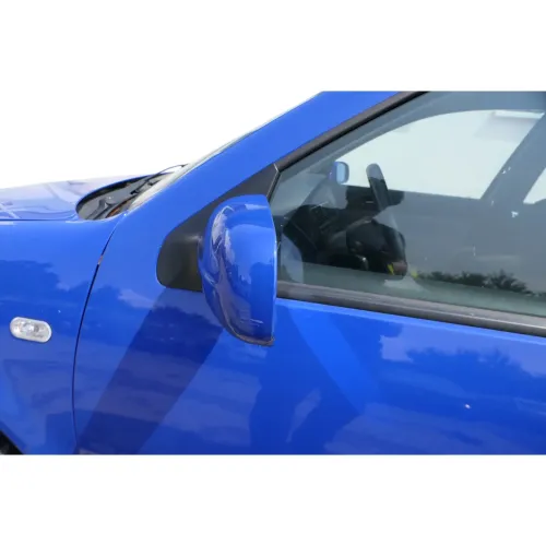 VW Golf 4 Bora elektrischer Spiegel vorne links Außenspiegel blau LW5Z Glas (183851)