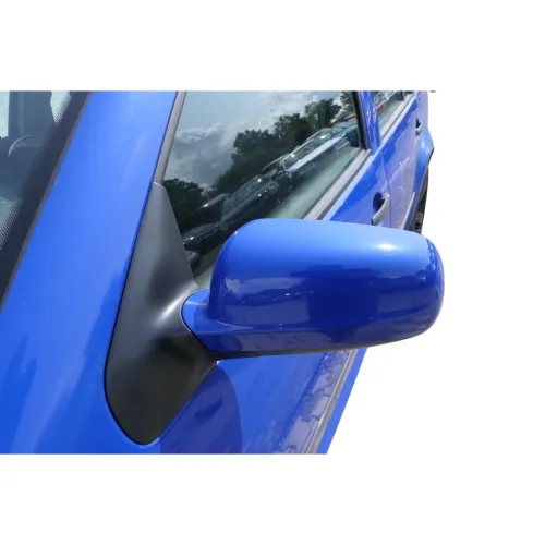 VW Golf 4 Bora elektrischer Spiegel vorne links Außenspiegel blau LW5Z Glas (183851)