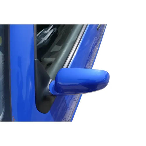 VW Golf 4 Bora elektrischer Spiegel vorne links Außenspiegel blau LW5Z Glas (183851)