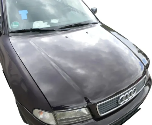 Audi A4 B5 Motorhaube Haube Klappe vorne blau lila LY3K bis ca. Bj. 1999 + Grill (202103)