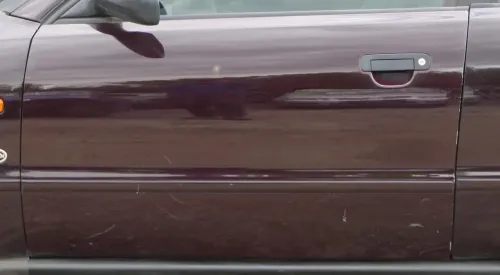 A4 B5 Tür nur Türblatt vorne links Fahrertür blau lila LY3K Kombi od Limo