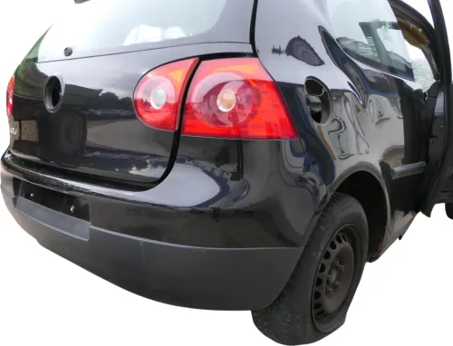 VW Golf 5 1K Limousine Stoßstange hinten Heckstoßstange schwarz LC9Z (202133)