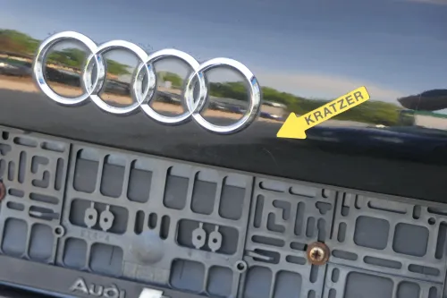 Audi A3 8P 4/5-Türer Heckklappe Klappe hinten schwarz LZ9Y Scheibe (202169)