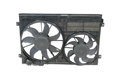 VW Golf 5 Lüfterzarge Lüfter Kühlerlüfter Klimaanlage 1K0121207BB Eos Touran