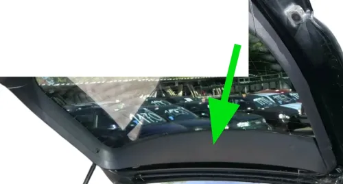 A3 8PA 4/5-Türer Abdeckung Verkleidung Kofferraum hinten Heckklappe Oben schwarz
