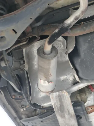 VW Golf 5 V 1K Auspuff Endschalldämpfer hinten 1,4 BKG Motor BLN FSI Mittelschal (202265)