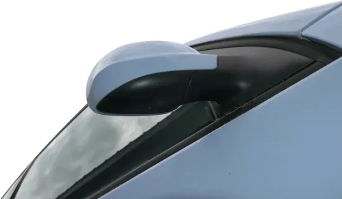 VW Lupo Arosa mechanischer manueller Außenspiegel rechts blau LR5D hellblau (202297)