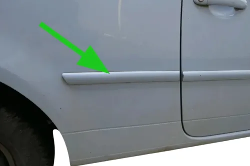 Lupo NUR Zierleiste Leiste Abdeckung rechts hinten -blau LR5D hellblau