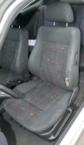 Polo 6N 6N2 Seat Ibiza 6K Golf 3 Sitz vorne links Fahrersitz 2/3-Türer grau
