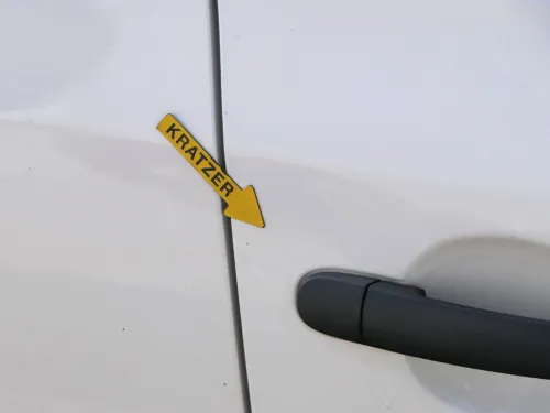 Fabia 5J Limousine Tür vorne rechts Beifahrertür weiß LF9E  - ohne Anbauteile (202332)