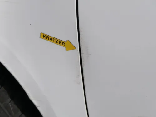 Fabia 5J Kombi + Limo Tür vorne links Fahrertür - weiß LF9E -ohne Anbauteile (202333)