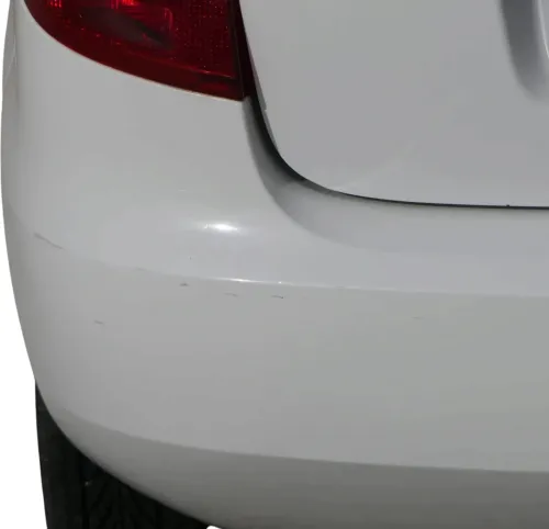 Fabia 5J Schrägheck Limousine Stoßstange hinten Heckstoßstange weiß LF9E (202344)