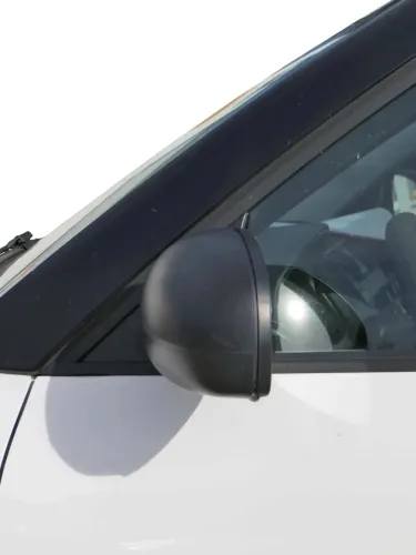 Skoda Fabia 5J mechanisch Spiegel Außenspiegel links mit Glas schwarz (202345)