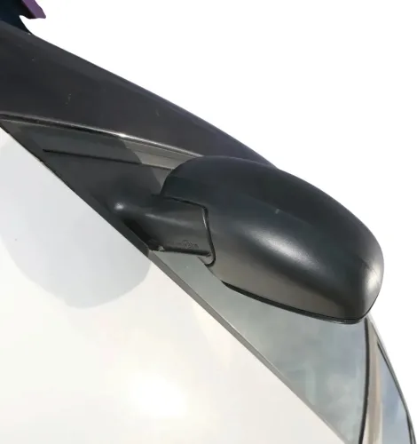 Skoda Fabia 5J mechanisch Spiegel Außenspiegel links mit Glas schwarz (202345)