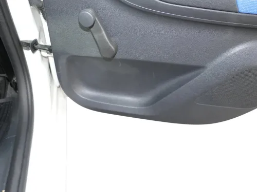 1x Fabia 5J Stufenheck Türverkleidung Verkleidung Tür hinten rechts Griff blau (202351)