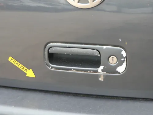 Golf 4 Limousine Heckklappe Kofferraumklappe Klappe hinten grau LC7V -ohneAnb (202381)